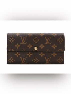 Louis Vuitton Monogram Sarah Canvas Wallet